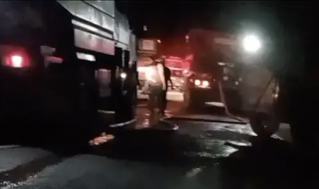 Ayvalık'ta fıstık çamı arazisinde çıkan yangın ormana sıçradı
