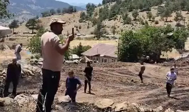 Tarım arazisi alevlere teslim oldu, yangında elektrik dağıtım şirketinin ihmali olduğu ileri sürüldü