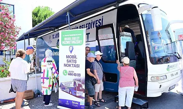 Aydın Büyükşehir Belediyesi Mobil Halk Ege Et aracına Didim'de yoğun ilgi