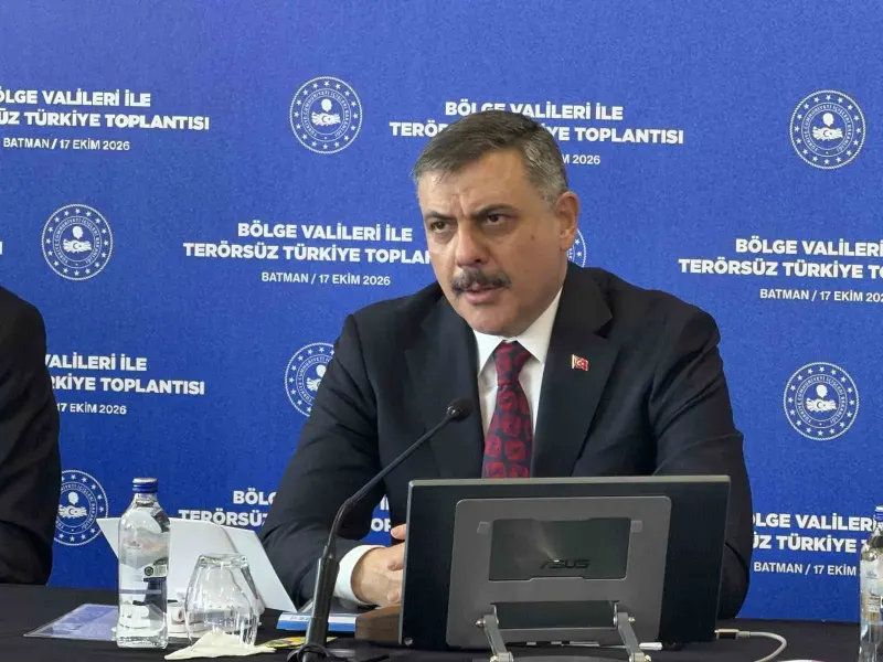 İçişleri Bakanı Mustafa Çiftçi Batman'da Terörsüz Türkiye Hedefini Değerlendirdi