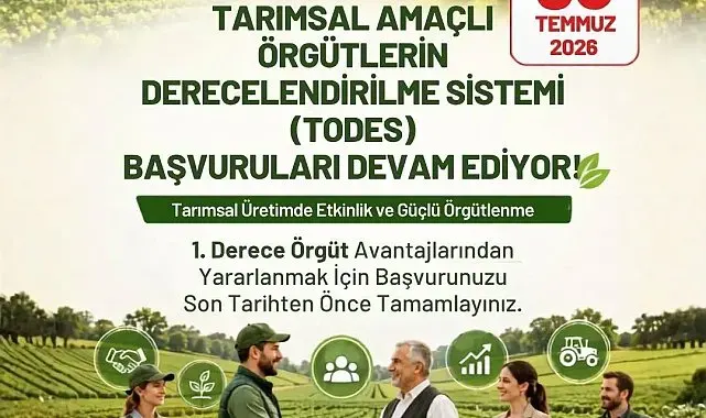 Aydın Tarım İl Müdürlüğü'nden TODES başvurusu uyarısı