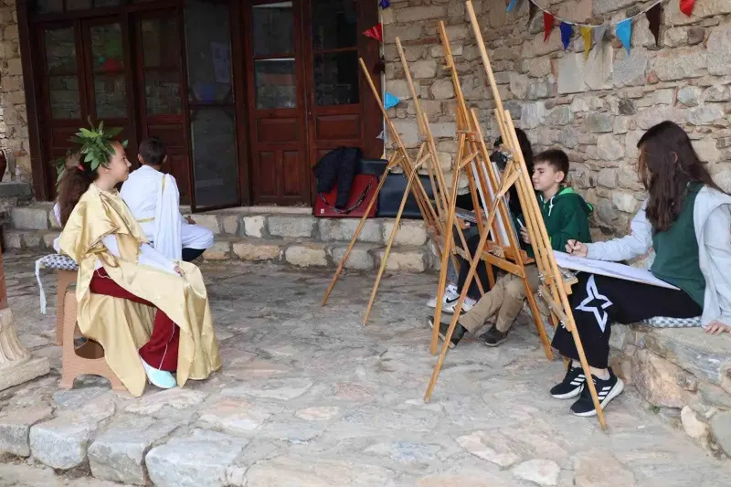 Afrodisias Antik Kenti'nde Minikler İçin Tarih Ve Sanat Atölyesi Kuruldu
