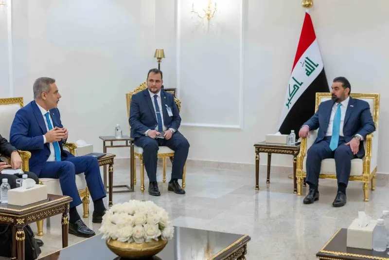 Bakan Fidan, Irak Temsilciler Meclisi Başkanı Halbusi İle Bağdat'ta Görüştü