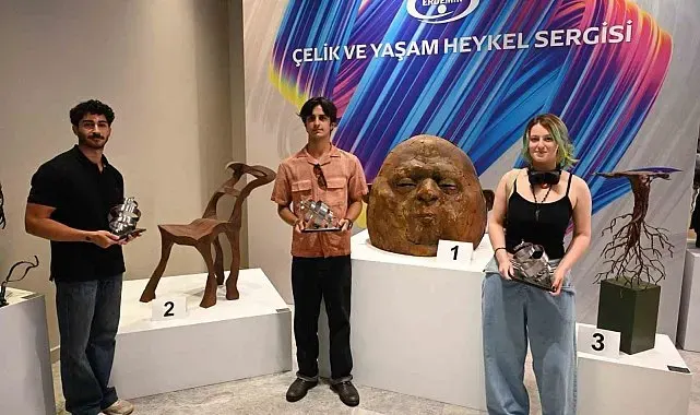 GSF öğrencilerinden Çelik ve Yaşam Heykel Yarışması'nda büyük başarı