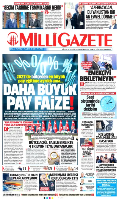 Milli manşeti