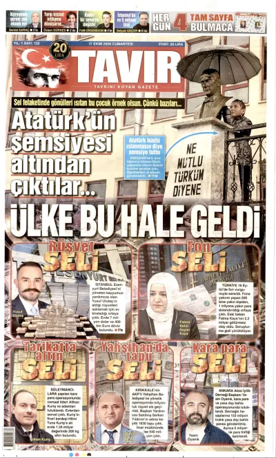 Tavır manşeti