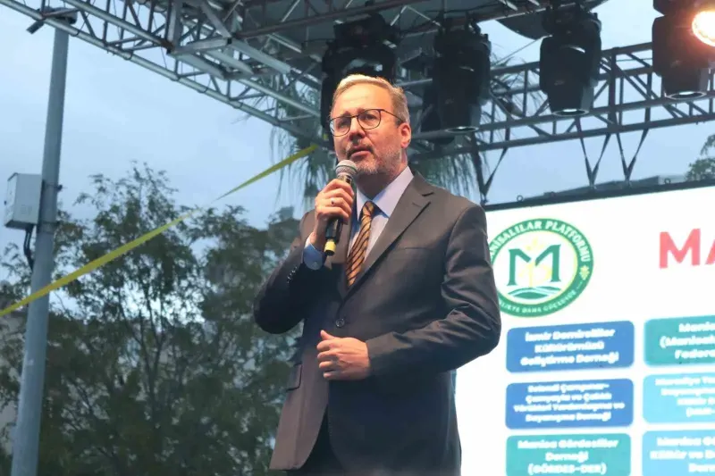 Eski Bakan Kasapoğlu Manisa Festivali’nde Birlik Mesajı Verdi