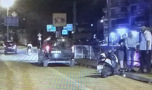 Motosiklet ile otomobil çarpıştı: 1 yaralı