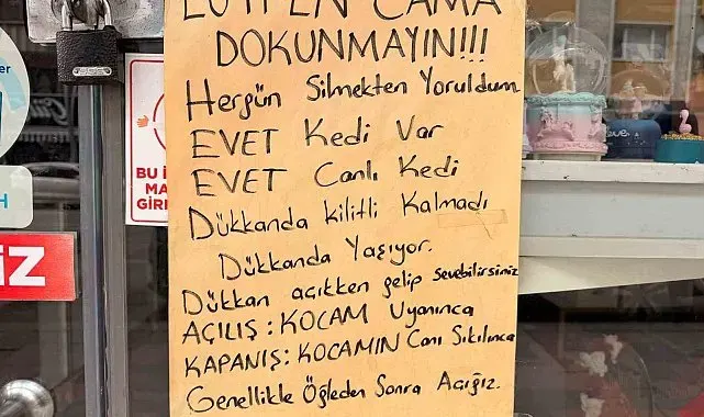 Cam silmekten yorulan kadından hem güldüren hem düşündüren bilgilendirme