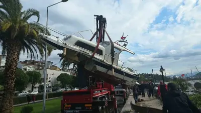 Fırtınada Batan Kuzey Yıldızı Adlı Tekne Kurtarıldı