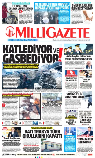 Milli manşeti