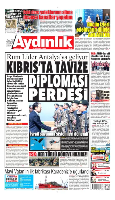 Aydınlık manşeti