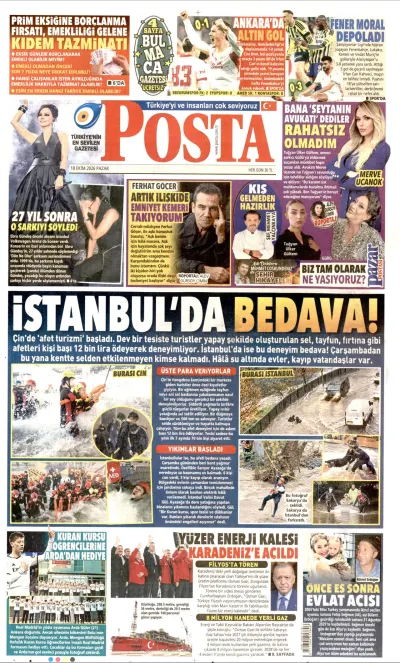 Posta manşeti