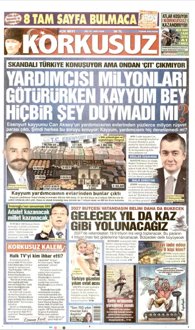 Korkusuz manşeti