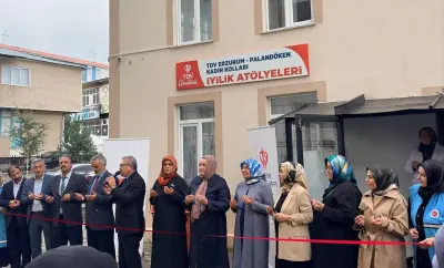 Erzurum Palandöken'de İyilik Atölyeleri Dualarla Açıldı
