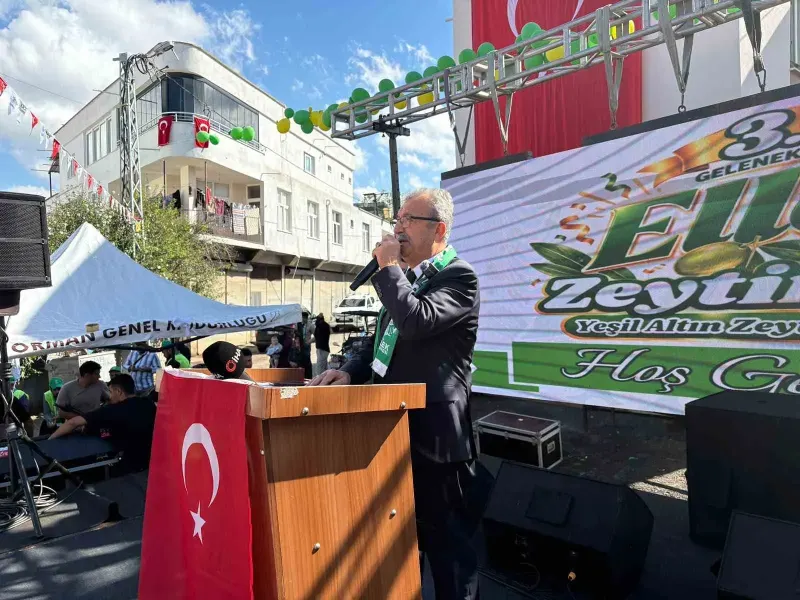 Osmaniye Ellek Beldesinde Üçüncü Yeşil Altın Zeytin Festivali Coşkusu Başladı