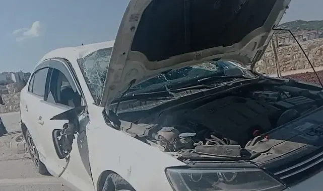 Virajı alamayan otomobil takla attı: 1 yaralı