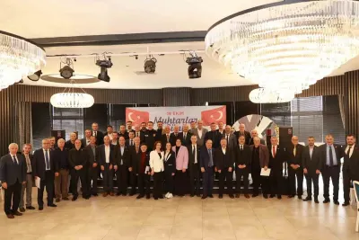 Gebze'de Muhtarlar Günü Dolayısıyla Anlamlı Buluşma Gerçekleştirildi
