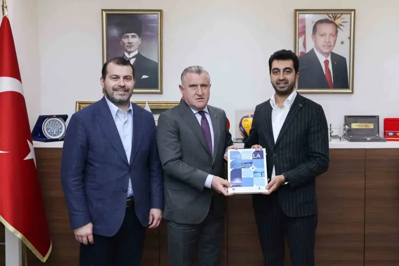 Tuzla Belediye Başkanı Bingöl'den Bakan Bak'a Ziyaret