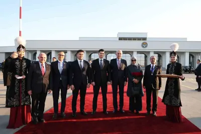 Tbmm Başkanı Numan Kurtulmuş Bişkek Ziyaretini Gerçekleştirdi