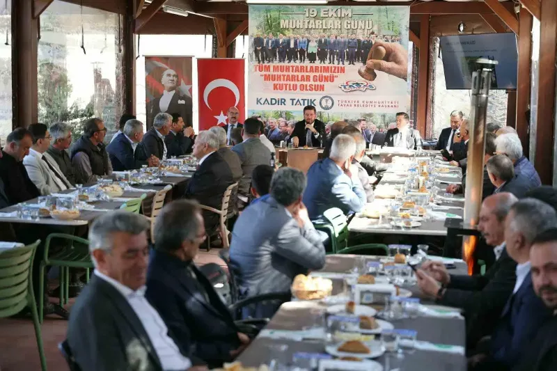 Tavas Belediyesinden Muhtarlar Gününe Özel Anlamlı Program