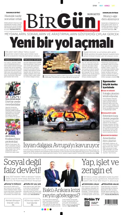 BirGün manşeti