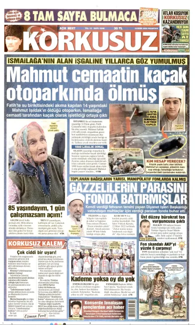 Korkusuz manşeti