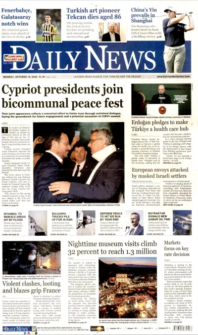 Hürriyet Daily News manşeti