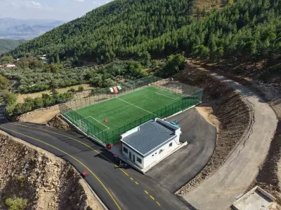 Hatay Büyükşehir Belediyesi Tarafından Hassa İlçesinde Asfalt Çalışması Tamamlandı