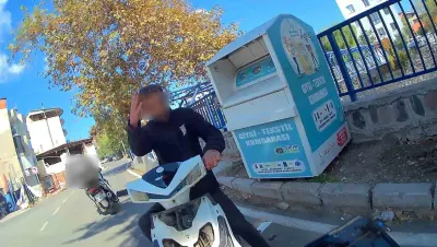 İzmir Bayraklı'da Ehliyetsiz Sürücü Kuryeye Çarpıp Kaçtı