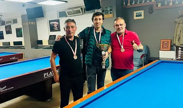 Bilardo şampiyonluğu Sivas'a geldi