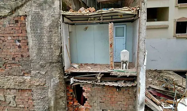Havadan çekilen görüntüler faciadan dönüldüğünü gözler önüne serdi