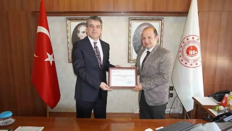 Manisa Çevre Müdürlüğüne Sağlıklı İş Yeri Belgesi Verildi