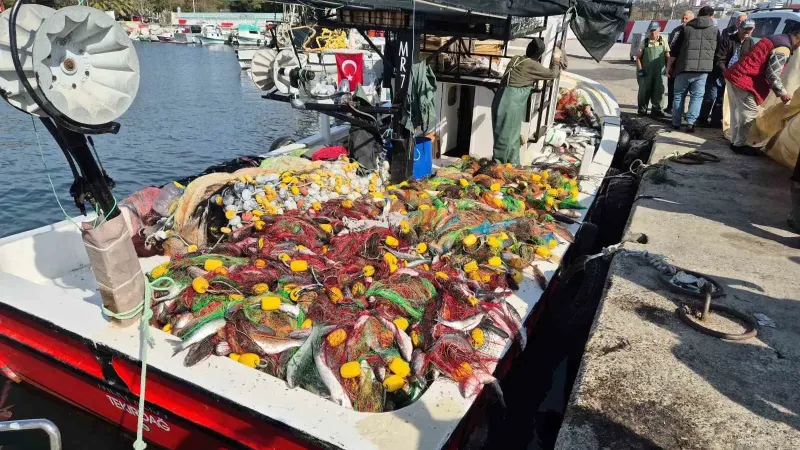 Marmara Denizi'nde Bereketli Av: Tekne Tonlarca Kefalle Döndü