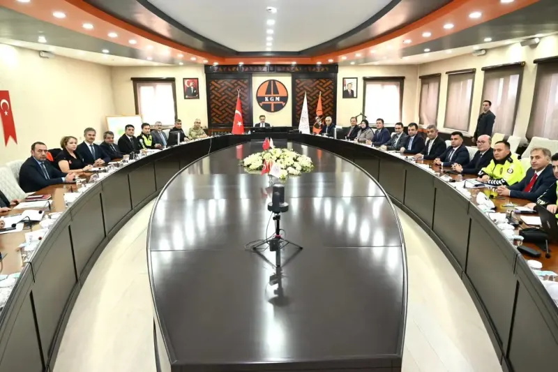 Erzurum'da Trafik Güvenliği İçin İl Yürütme Kurulu Toplandı