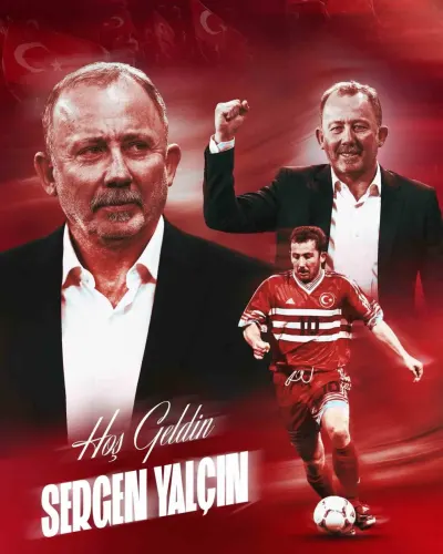 A Milli Futbol Takımı'nın Yeni Teknik Direktörü Sergen Yalçın Oldu