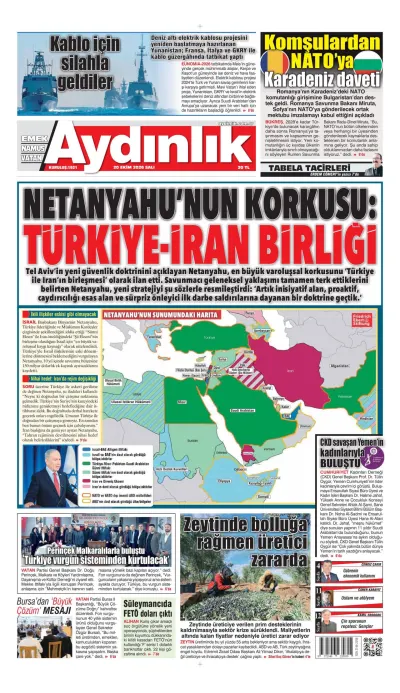 Aydınlık manşeti