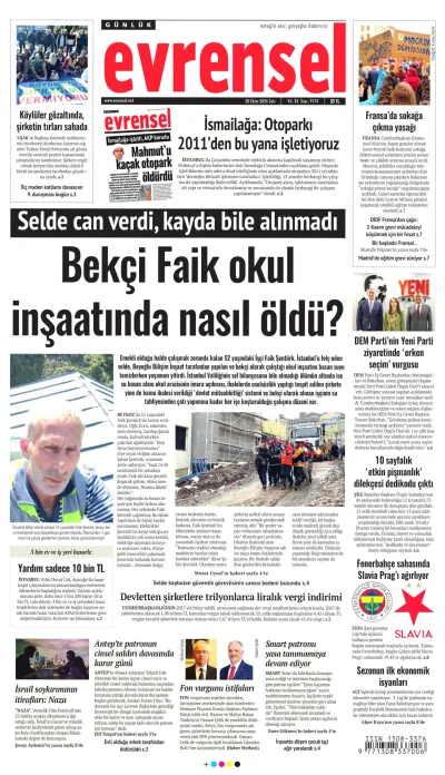 Evrensel manşeti