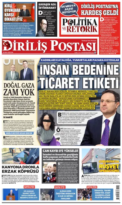 Diriliş Postası manşeti