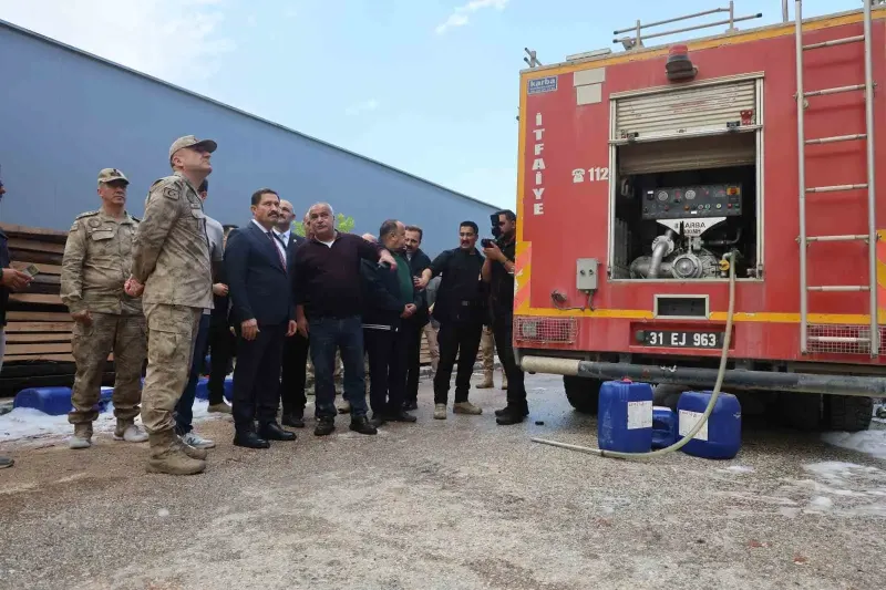 Hatay Mobilya Fabrikasındaki Yangın Kontrol Altına Alındı