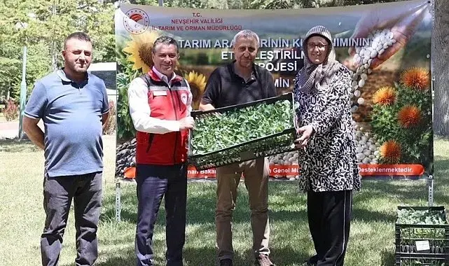 Nevşehir'de üreticilere yüzde 75 hibeli karnabahar ve brokoli fidesi dağıtıldı