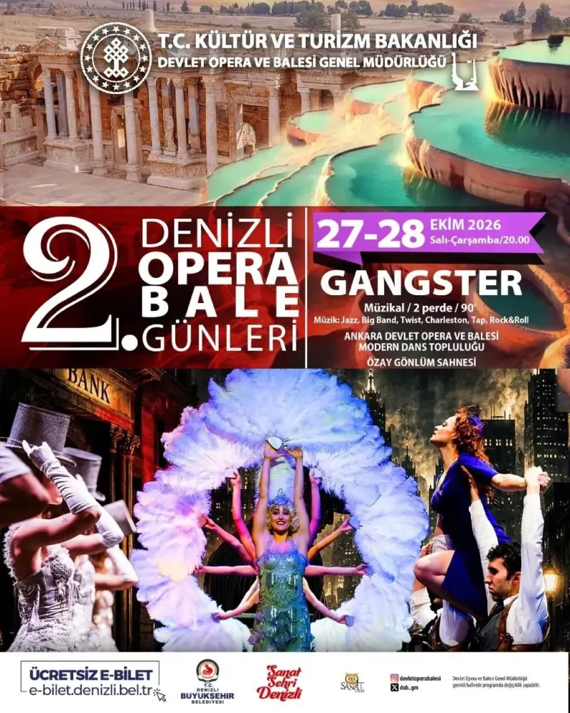 Denizli Opera Ve Bale Günlerinde Gangster Müzikali Sahne Alıyor