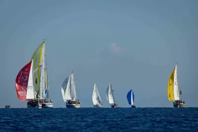 The Bodrum Cup Yelken Yarışlarında Rota Knidos Yönüne Çevrildi