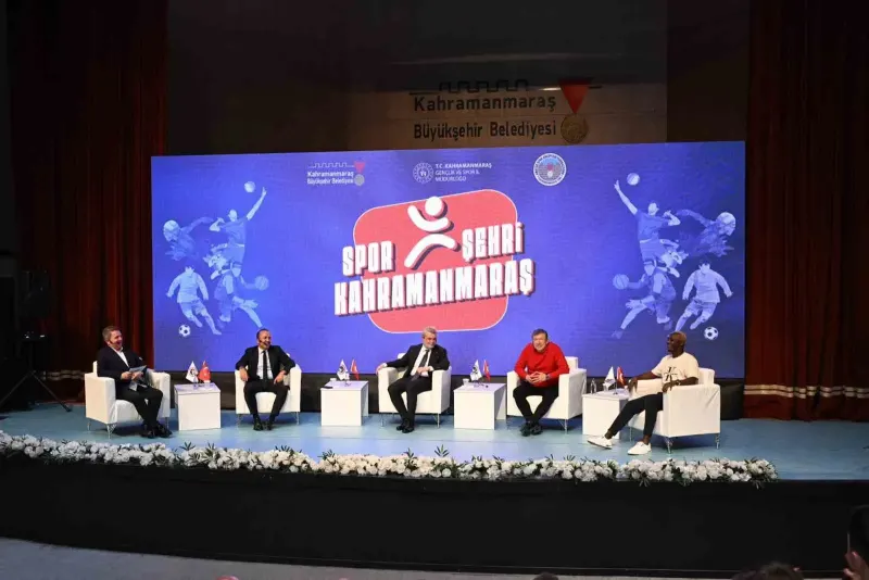 Türk Futbolunun Efsaneleri Kahramanmaraş’ta Spor Tesislerini İnceledi