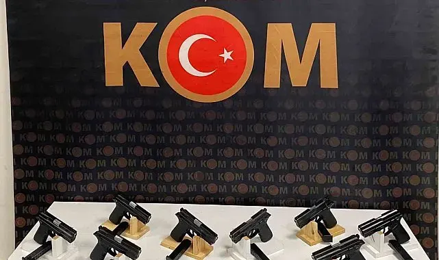 Mardin'de 13 ruhsatsız tabanca ele geçirildi
