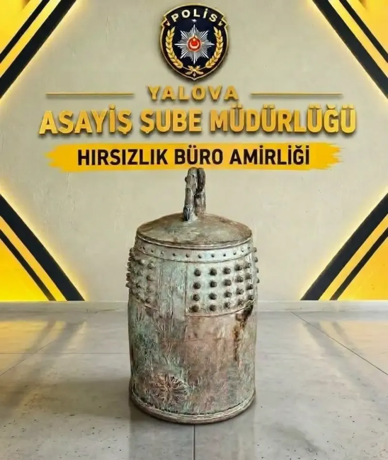 Yalova Belediyesi Parkındaki Tarihi Japon Barış Çanı Hırsızlığında İki Tutuklama