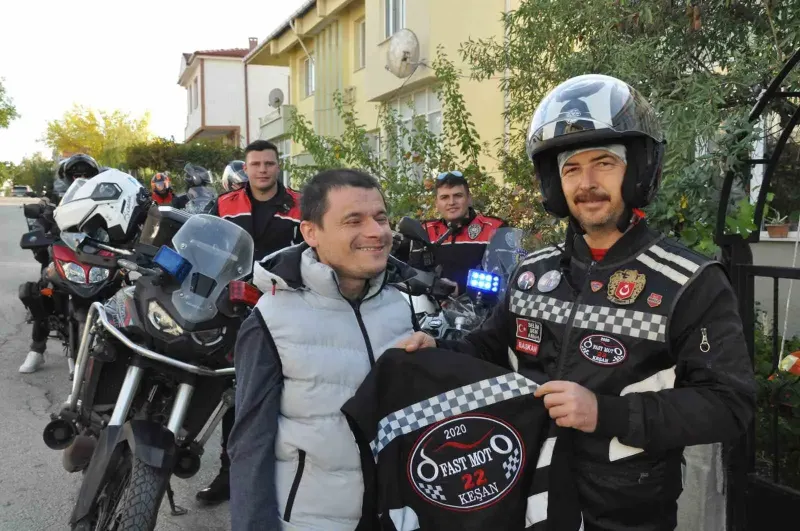 Görme Engelli Sezgin Çalışkan'ın Motosiklet Hayali Gerçek Oldu