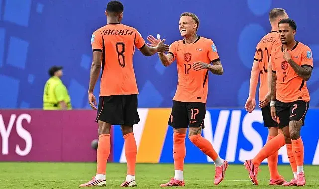 Hollanda, 7 puanla F Grubu'nu lider tamamladı