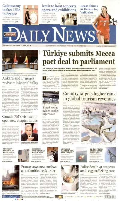 Hürriyet Daily News manşeti