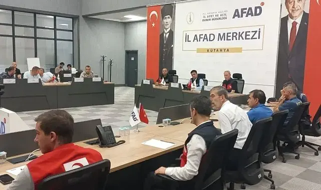 Kütahya'da deprem tatbikatı